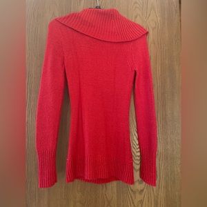 Medium Cowl Red Sweater